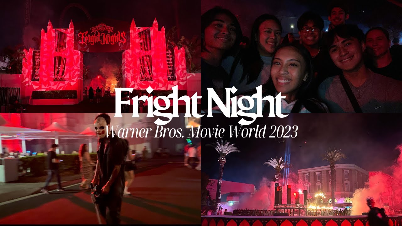 Fright Night at Movie World 2023 | Vlog