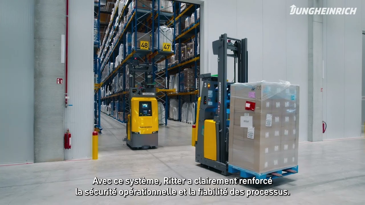 Ritter Sport & Jungheinrich : des robots mobiles pour un entrepôt plus efficace
