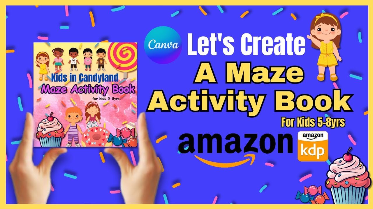 Let's Create a Kid's Maze Book || Amazon KDP|| FREE MAZE GENERATOR #amazonkdp #selfpublishing