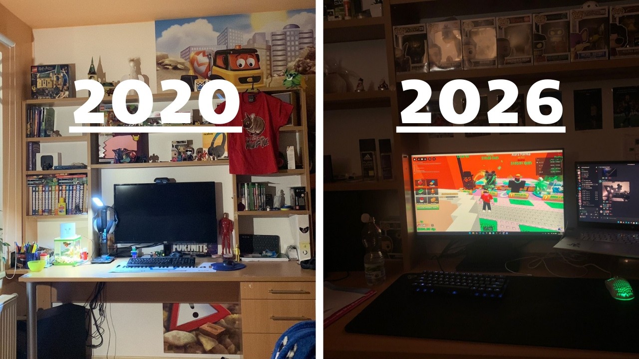 Moje setupy 2020–2026 🔥 Jak se všechno změnilo?!?