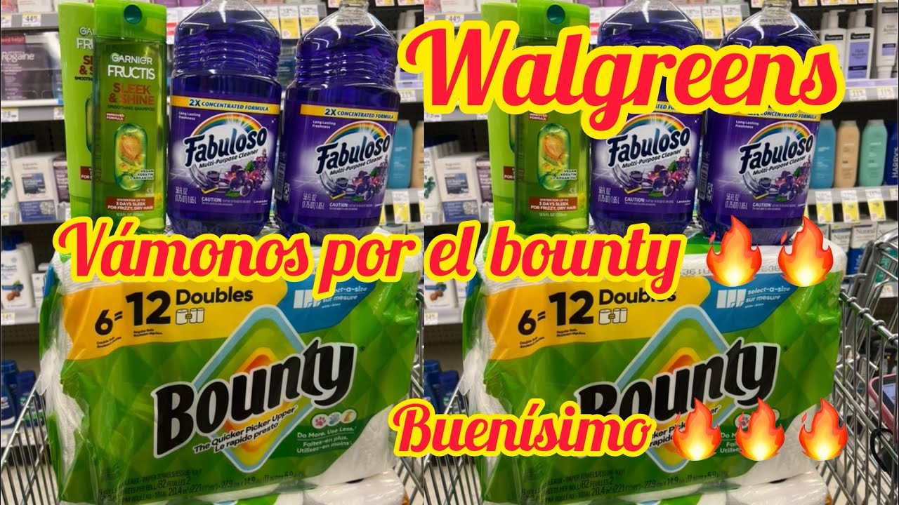 Walgreens 🔥BOUNTY, fabuloso 🔥SUPER PRECIO