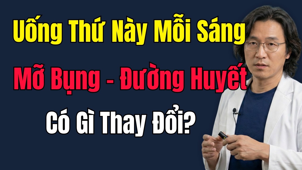 Uống 3 Thứ Này Mỗi Sáng: Mỡ Bụng Và Đường Huyết Thay Đổi Ra Sao?