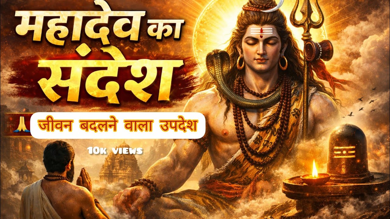 Mahadev Ka Sandesh🙏 ||Bholenath Ka Divya Updesh 2026|| #viralvideo #mahadev #new @Sangeeta_Shorts06 