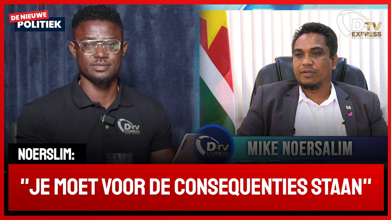 🚀 De Nieuwe Politiek Live • Min Noersalim over stand van zaken Melk Centrale directeur (Suriname)
