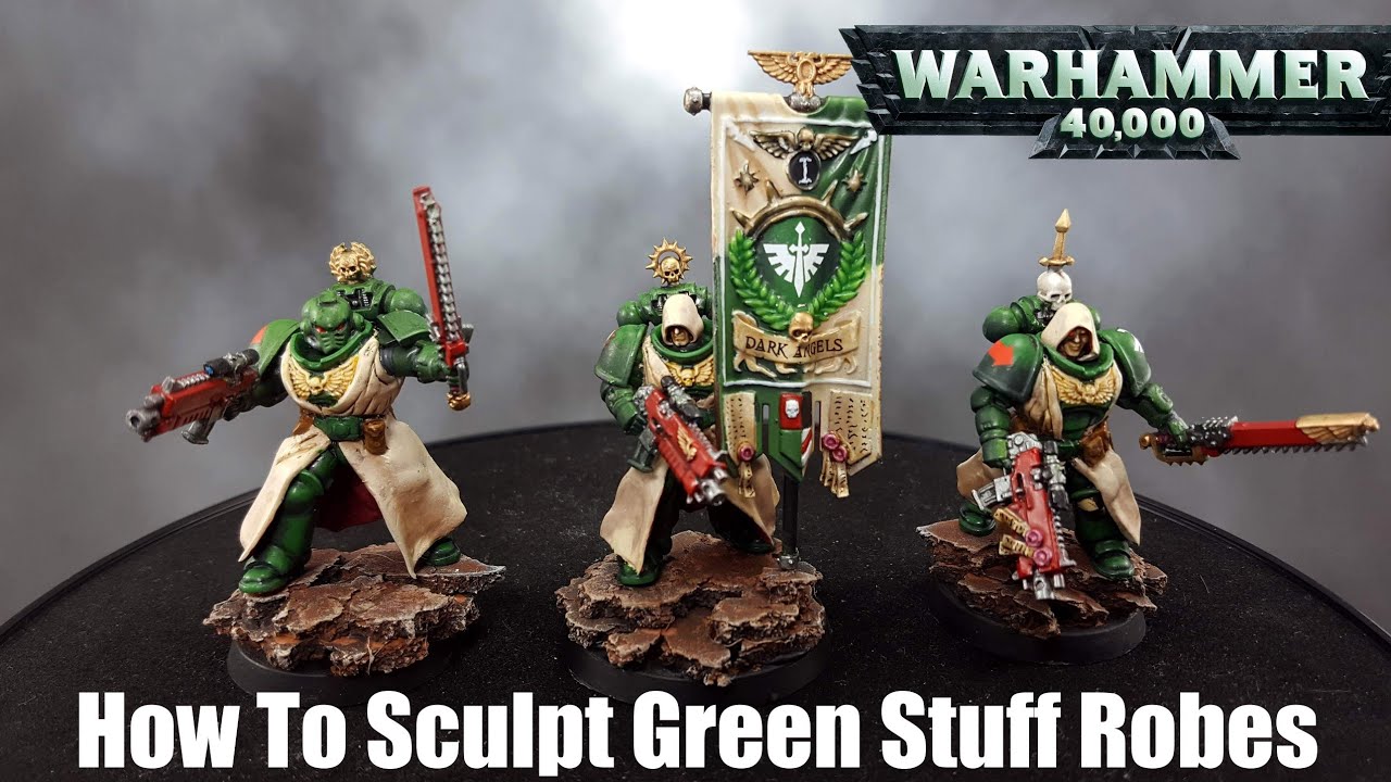 How to Sculpt Green Stuff Robes