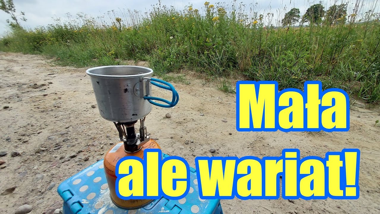 Turystyczna, kieszonkowa mini kuchenka z Aliexpress /420