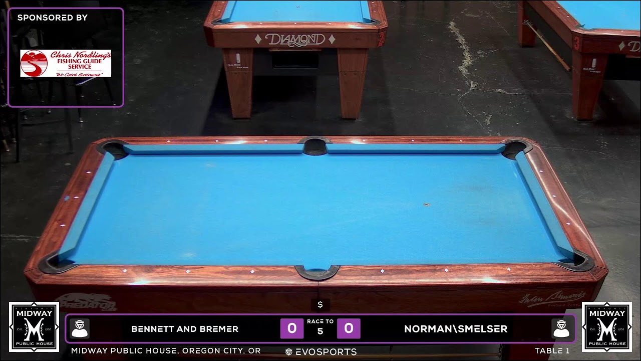BENNETT AND BREMER vs NORMAN\SMELSER - MIDWAY PUBLIC HOUSE - TABLE 1 | EvoSports