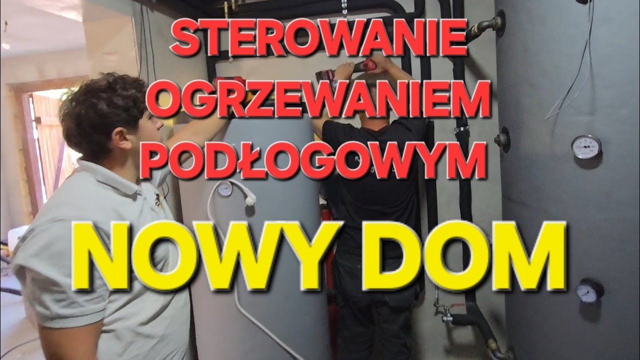 STEROWANIE OGRZEWANIEM PODŁOGOWYM W NOWYM DOMU, POMPA CIEPŁA SAS VESTA 12 kW, R290