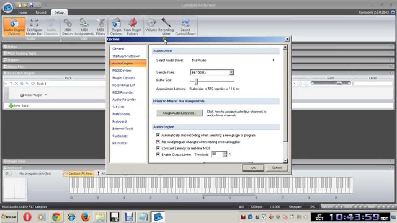 Video Aula Cantabile Performer-Configurando Audio (Parte 1)