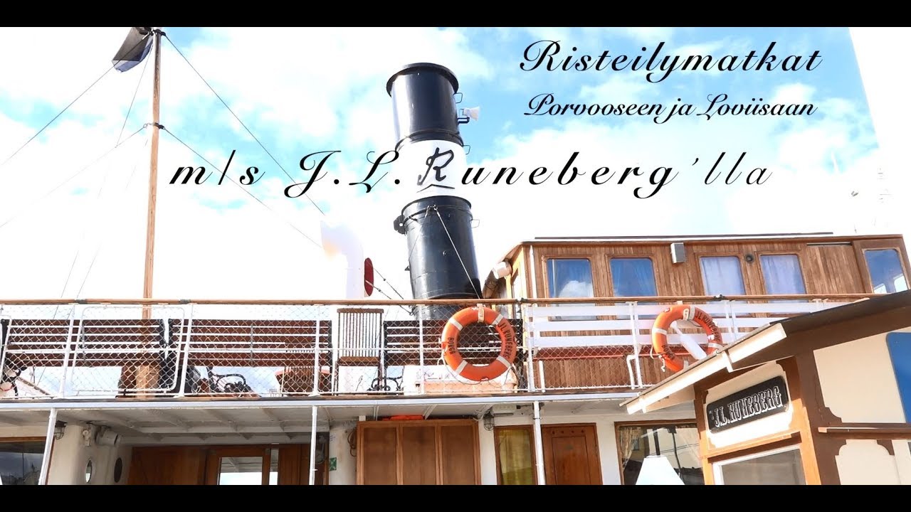 Lähde m/s J L Runebergin matkaan kesäristeilyllle!