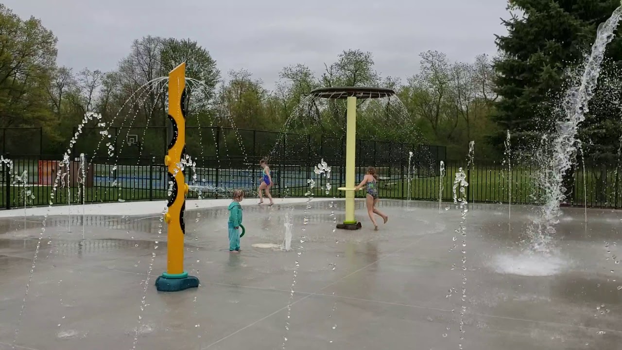 Spraypark grand opening at Clintonwood Park in Clarkston MI.