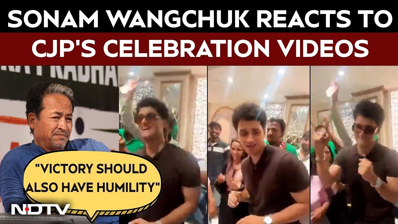 Sonam Wangchuk LIVE | CJP Protests | Sonam Wangchuk Reacts To CJP's Viral Celebrations| NEET Protest