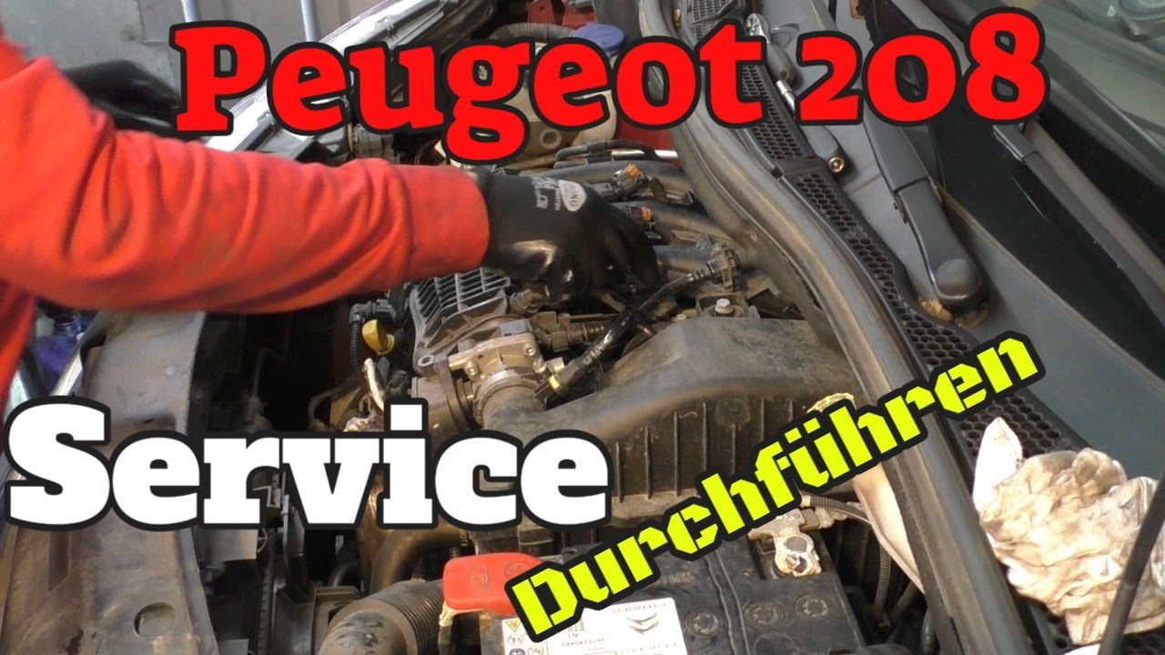 Service / Inspektion durchführen - Peugeot 208