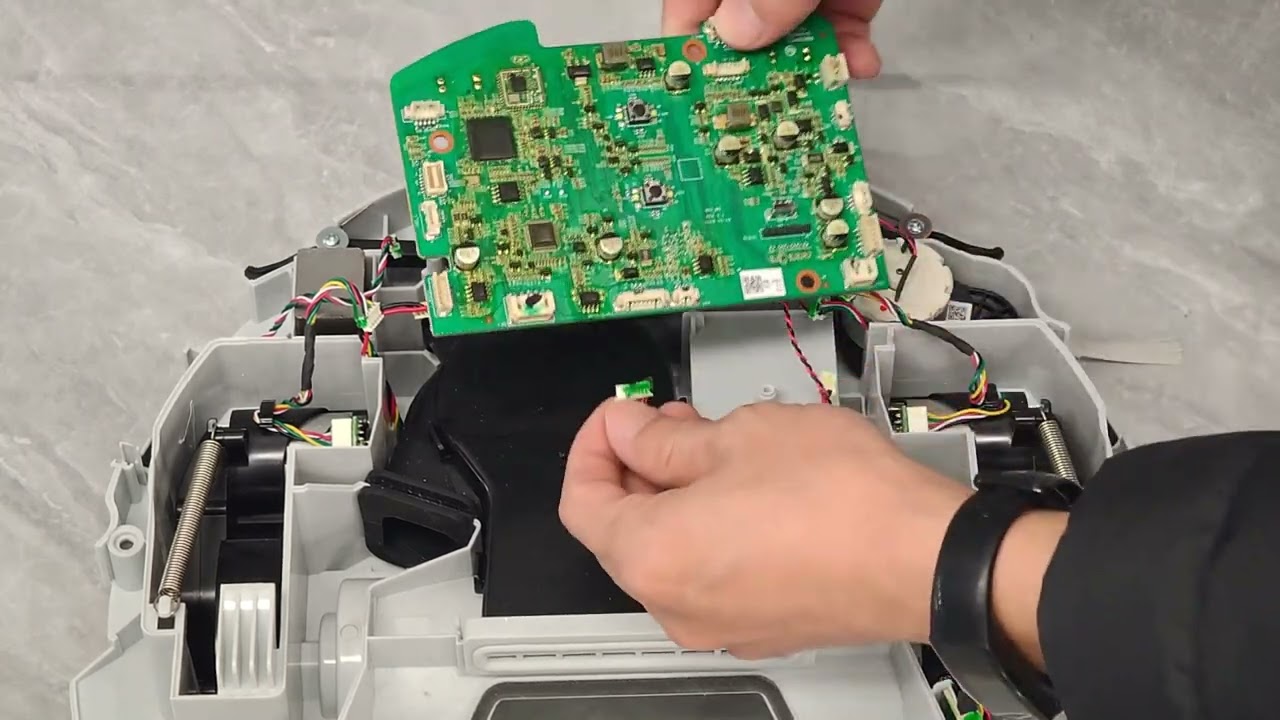 V20 motherboard and fan motor replacement