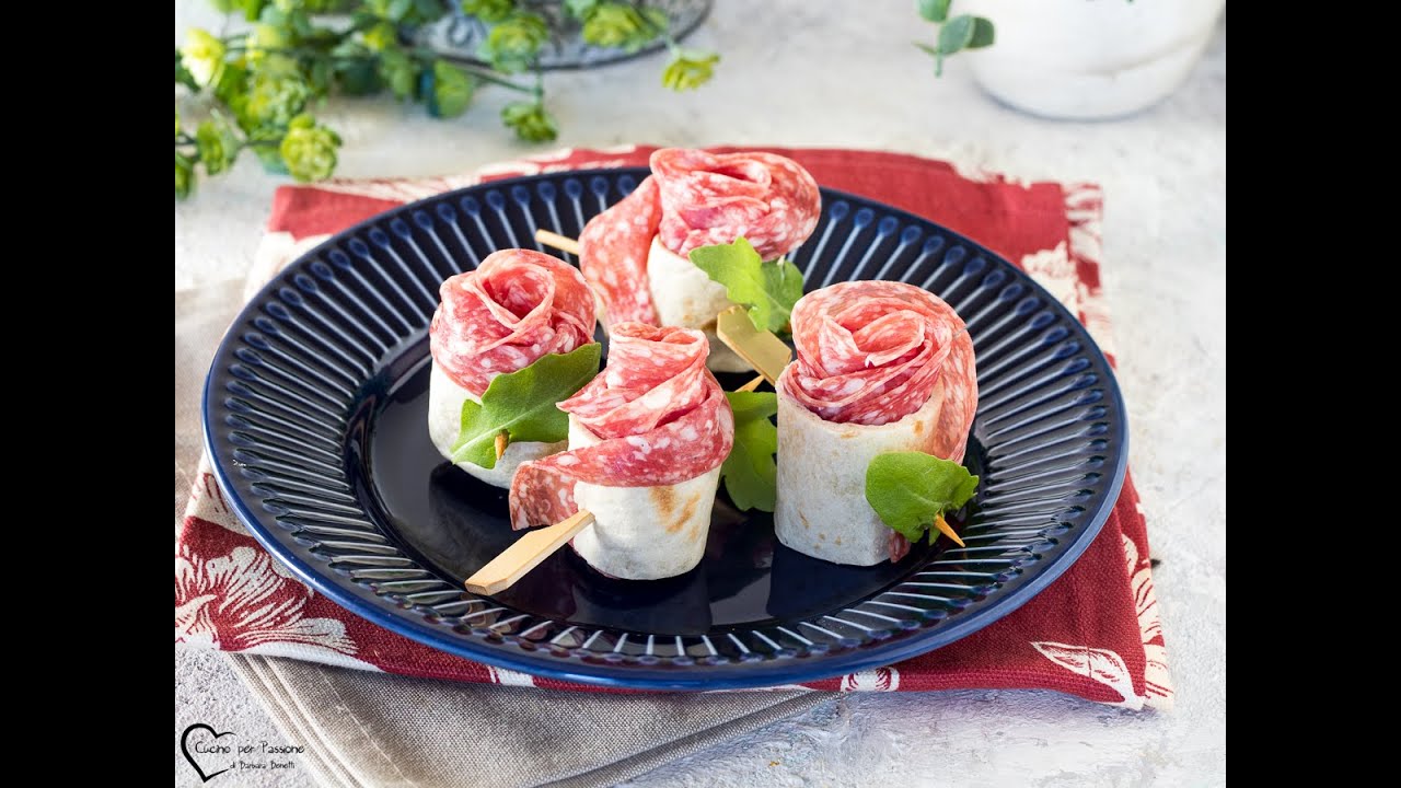 ANTIPASTO DI PIADINA CON SALAME