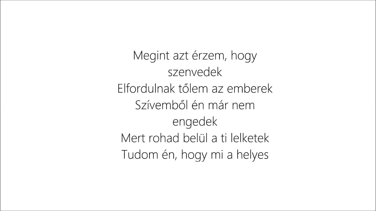 YOUNG G - Ami belef&eacute;r Km. IGNI dalsz&ouml;veg lyrics