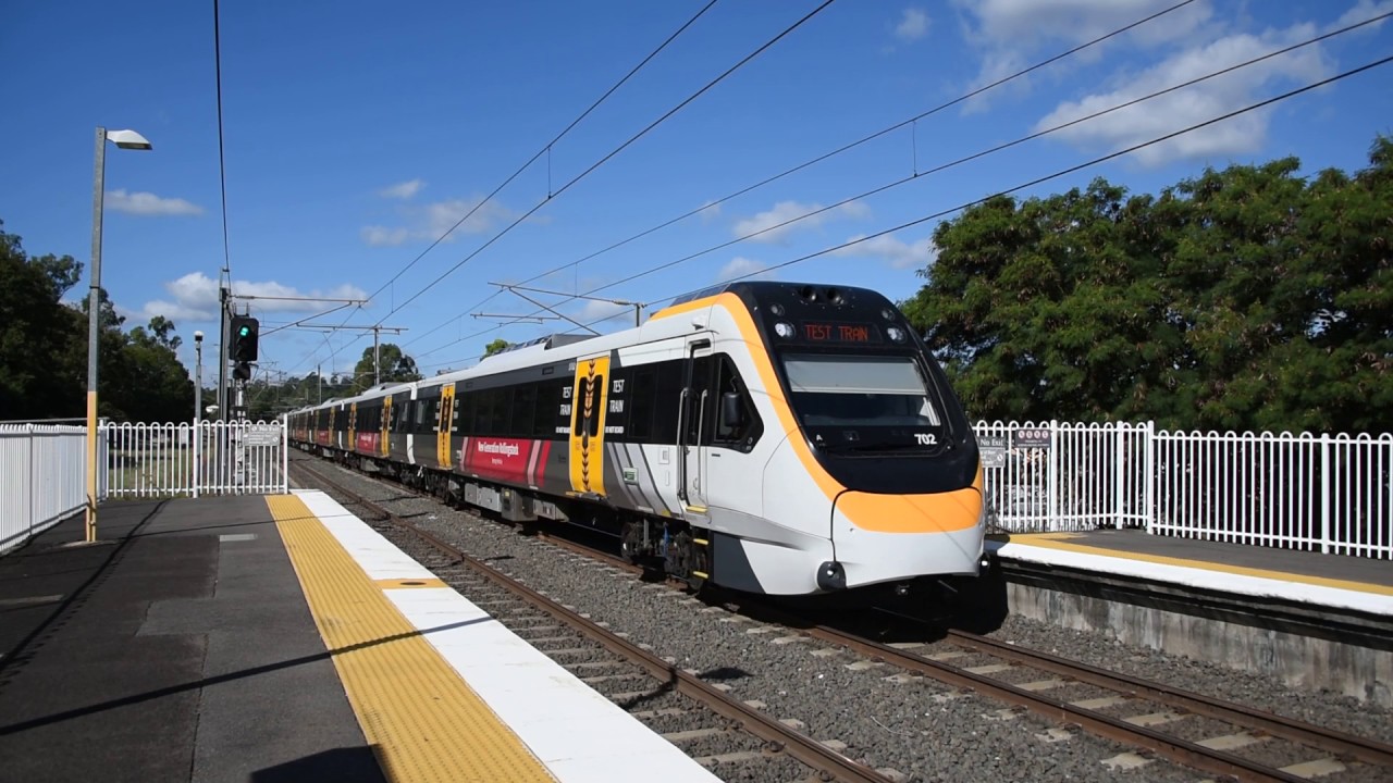 Test train on the Ipswich line