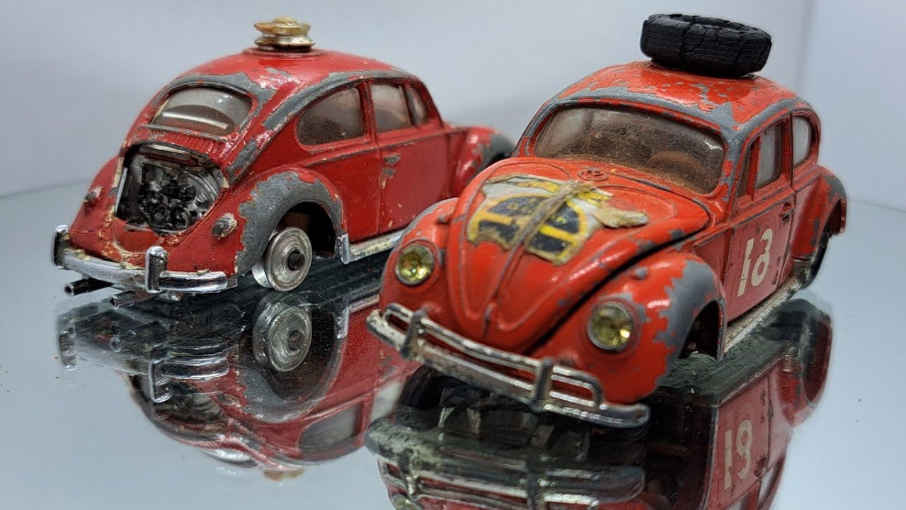 Diecast Restoration Corgi Toys VW 1200 Safari no/256. 1965/69