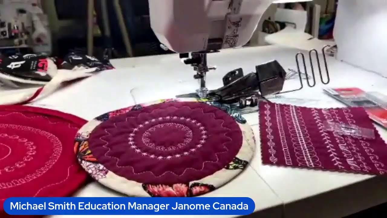Sew a Trivet using the Janome Circular Sewing Attachment