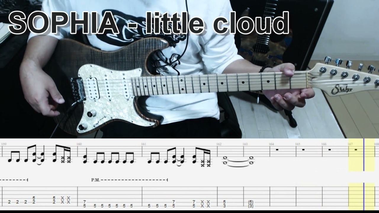 SOPHIA - little cloud ギター弾いてみた【tab有】guitar cover