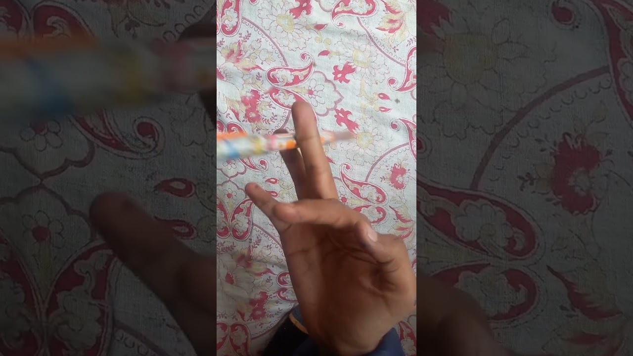 double charged pen spinning trick.