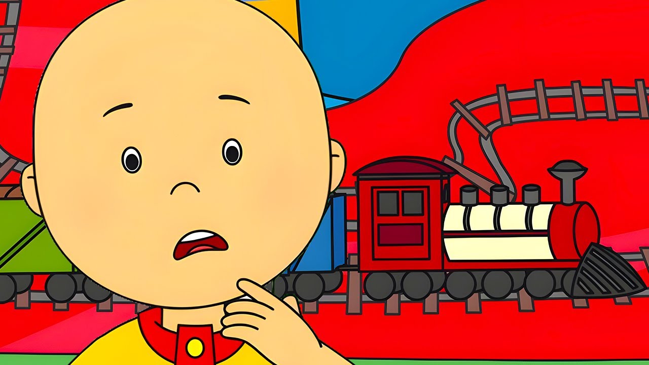 CAILLOU'S NEW TRAIN! 🚂 💨 🤩 | CAILLOU | WildBrain Kids