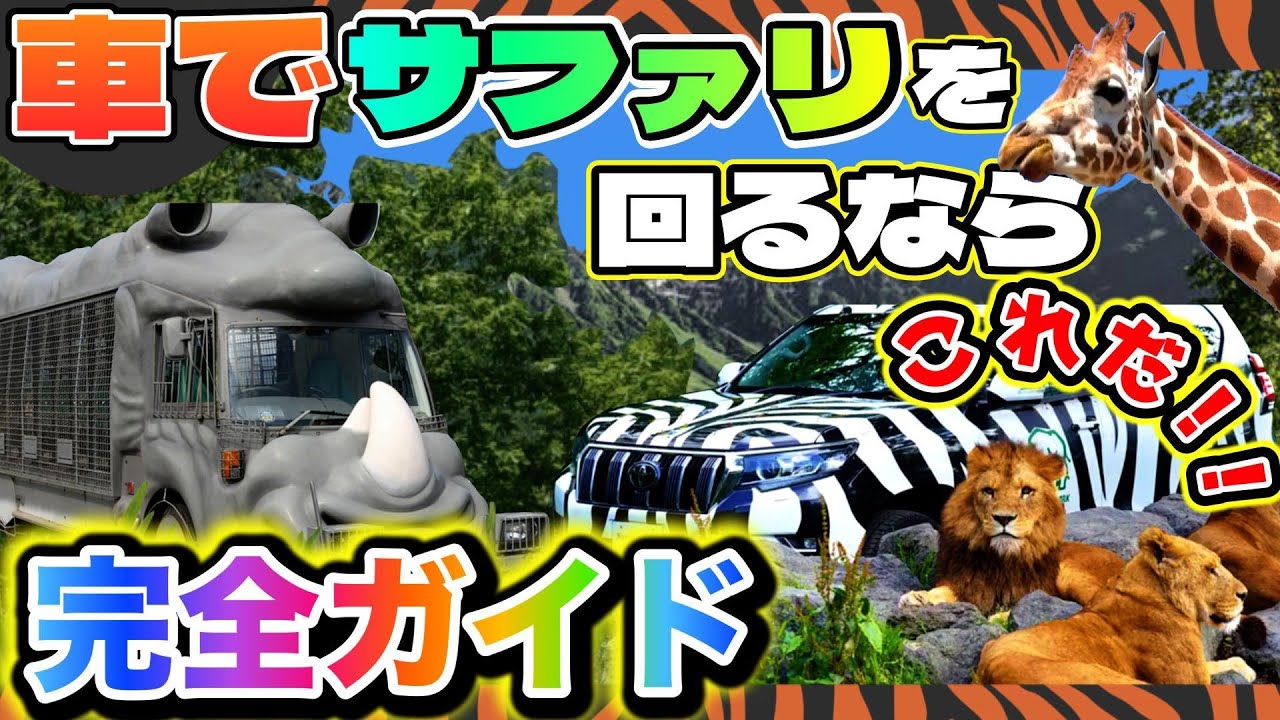 #150 【富士サファリパーク】車で回るならどれが正解？マイカー・バス・サファリカーを徹底比較!!