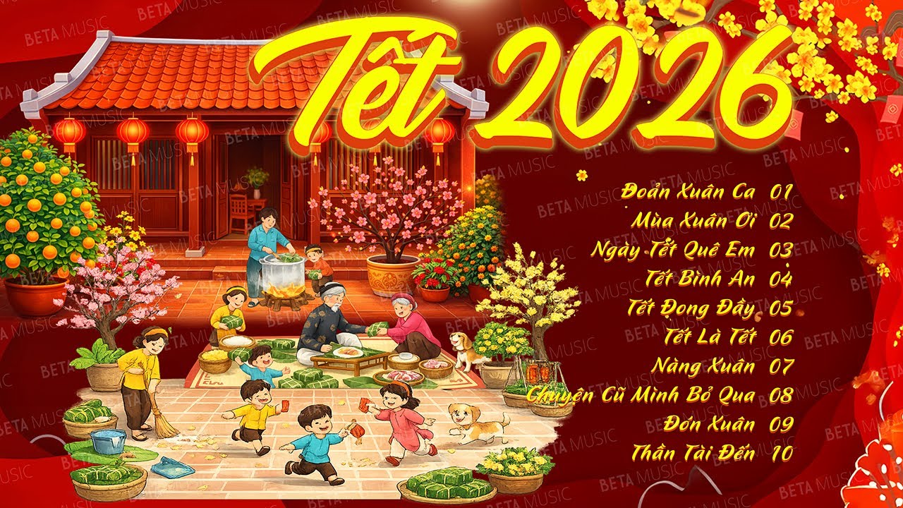 Nhạc Tết 2026 EDM Sôi Động Nhất - LK Nhạc Xuân Remix Nghe Là Thấy Tết, Chúc Mừng Năm Mới Bính Ngọ