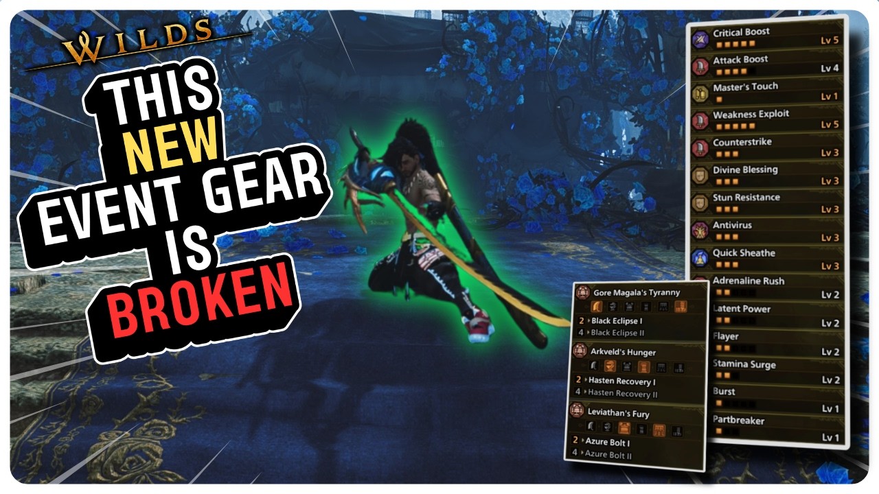 В Monster Hunter Wilds НОВОЕ СНАРЯЖЕНИЕ ДЛЯ МЕРОПРИЯТИЙ В USJ СКРЫТО СЛОМАНО!