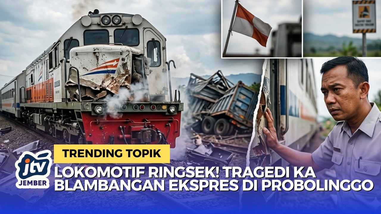 KA Blambangan Ekspres Tabrak Truk di Probolinggo: Lokomotif Rusak Parah!