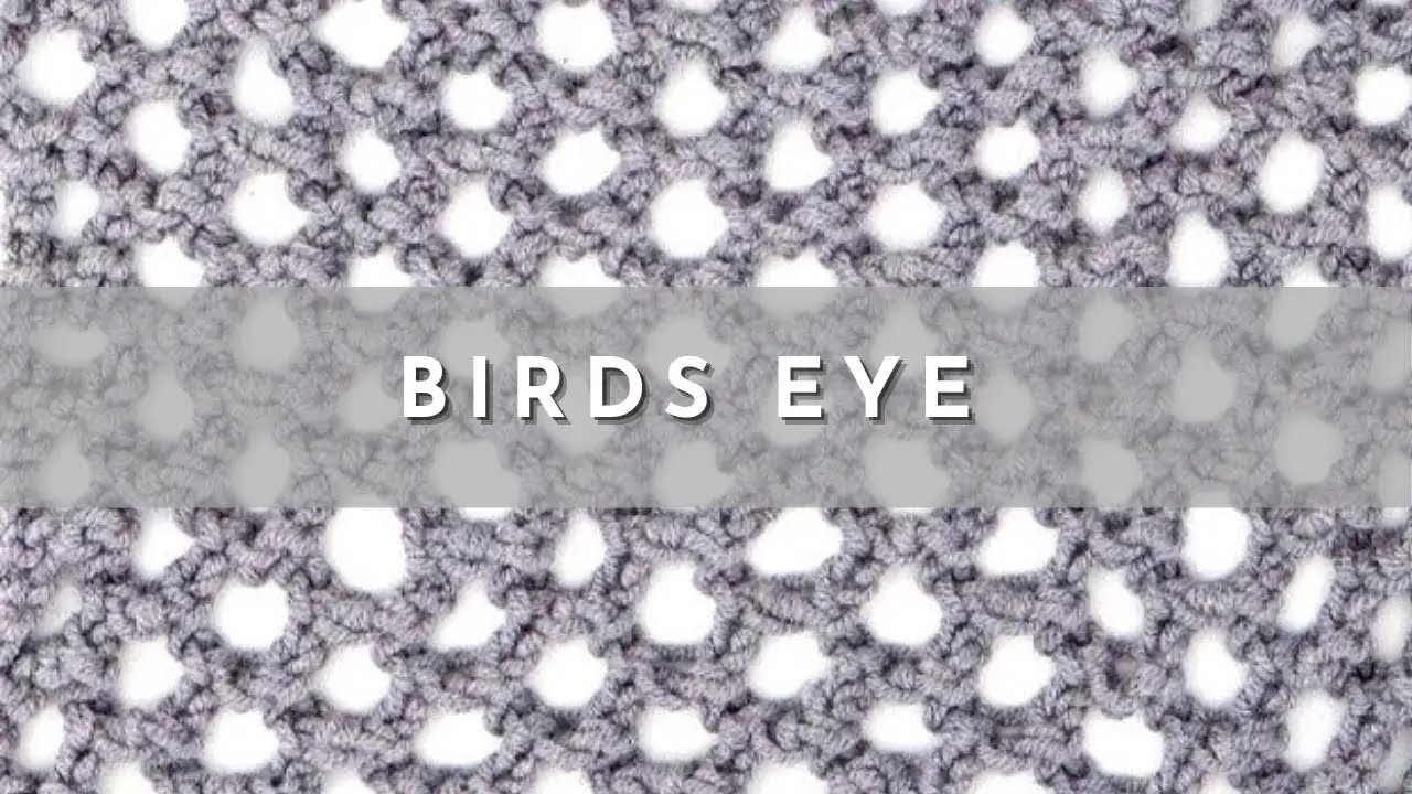 How to Knit the Bird's Eye Stitch | Knitting Stitch Pattern | English Style