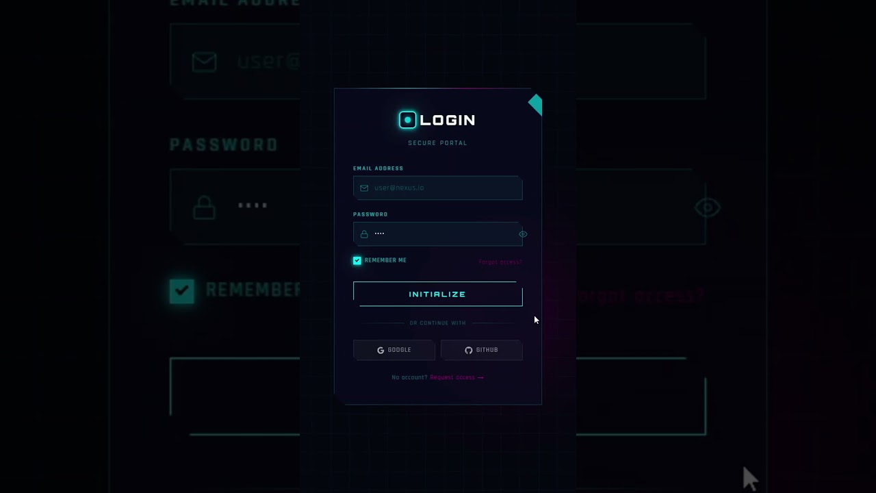 Fully responsive login Form🔥Using HTML CSS |#shorts #coding #programming #website  #frontendcourse