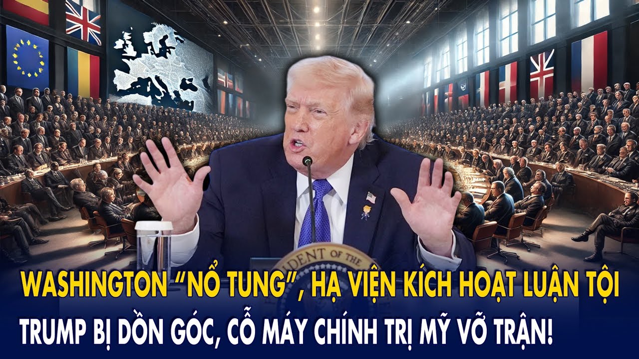 Washington “nổ tung”, hạ viện kích hoạt luận tội: Trump bị dồn góc, cỗ máy chính trị Mỹ vỡ trận!