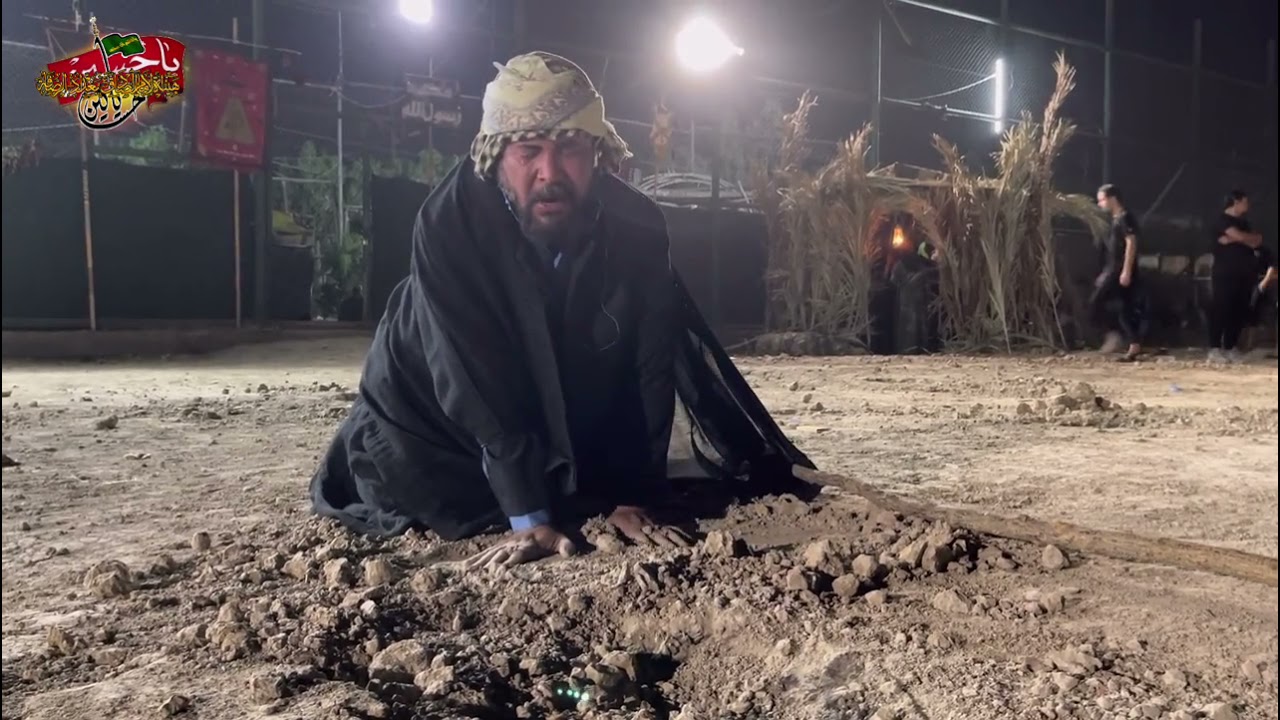 #المشهد الثامن: أبداع لايوصف بكاء جابر بن عبد الله الانصاري عند قبر الحَسين عليه السلام .