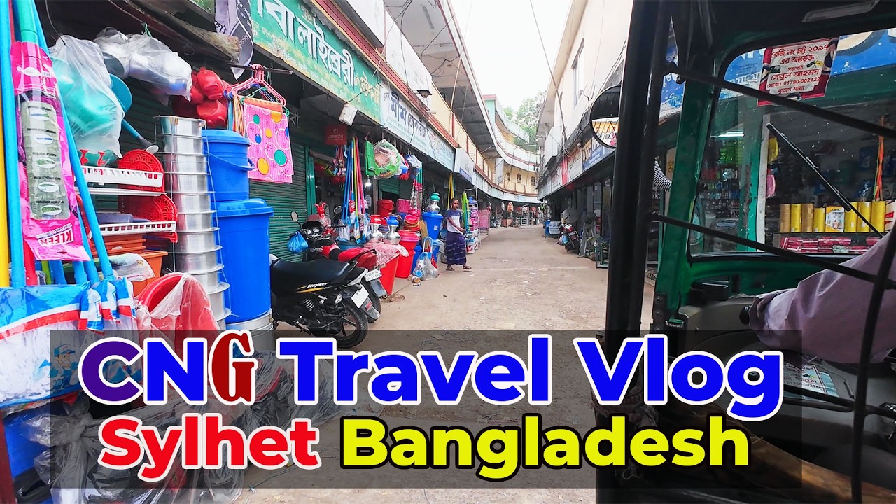 CNG Auto Rickshaw Travel Vlog - Sylhet Bangladesh - 2026