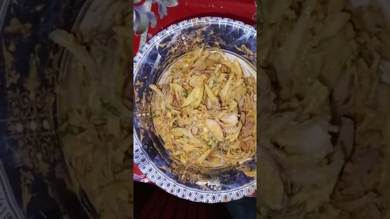 Ramzan series day 4 Aloo pyas k crispy pakoda