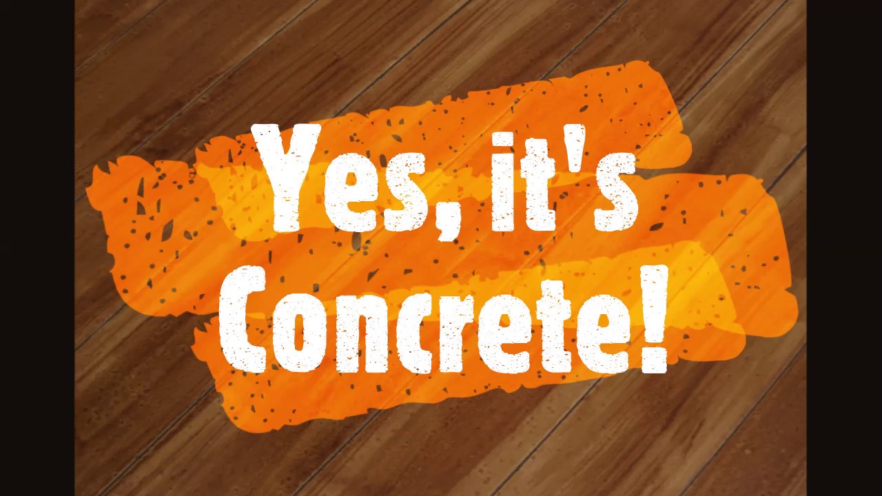Concrete Wood Floor-Look Ideas