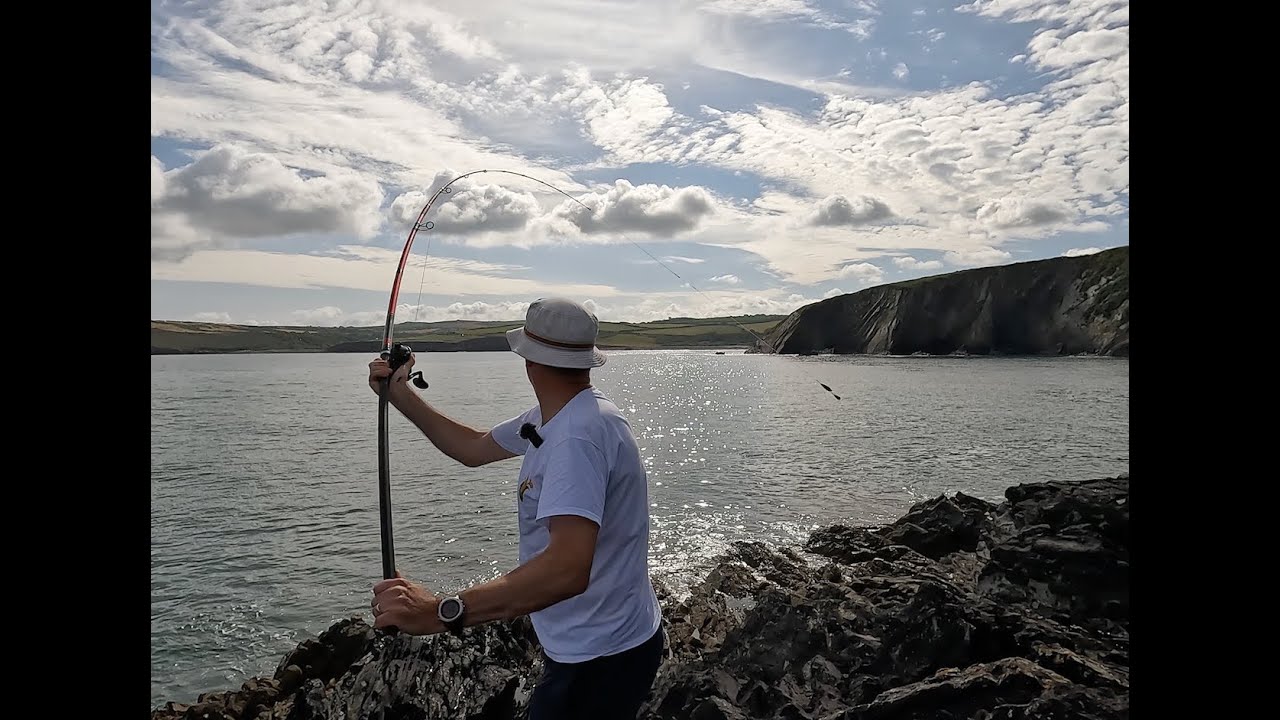 Fishing AT Pen Morfa point on the North Pembrokeshire coast - a new mark with plenty of action