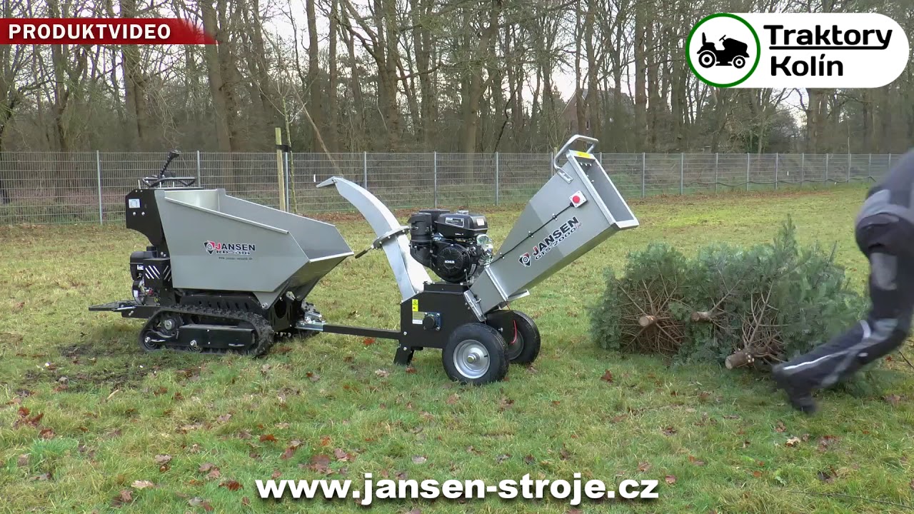 Štěpkovač, drtič Jansen GTS-2000 Pro - Traktory Kolín | www.nejlevnejsitraktory.cz