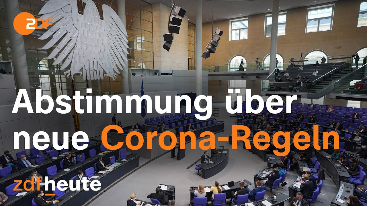 Neue Corona-Regeln: Debatte und Abstimmung im Bundestag