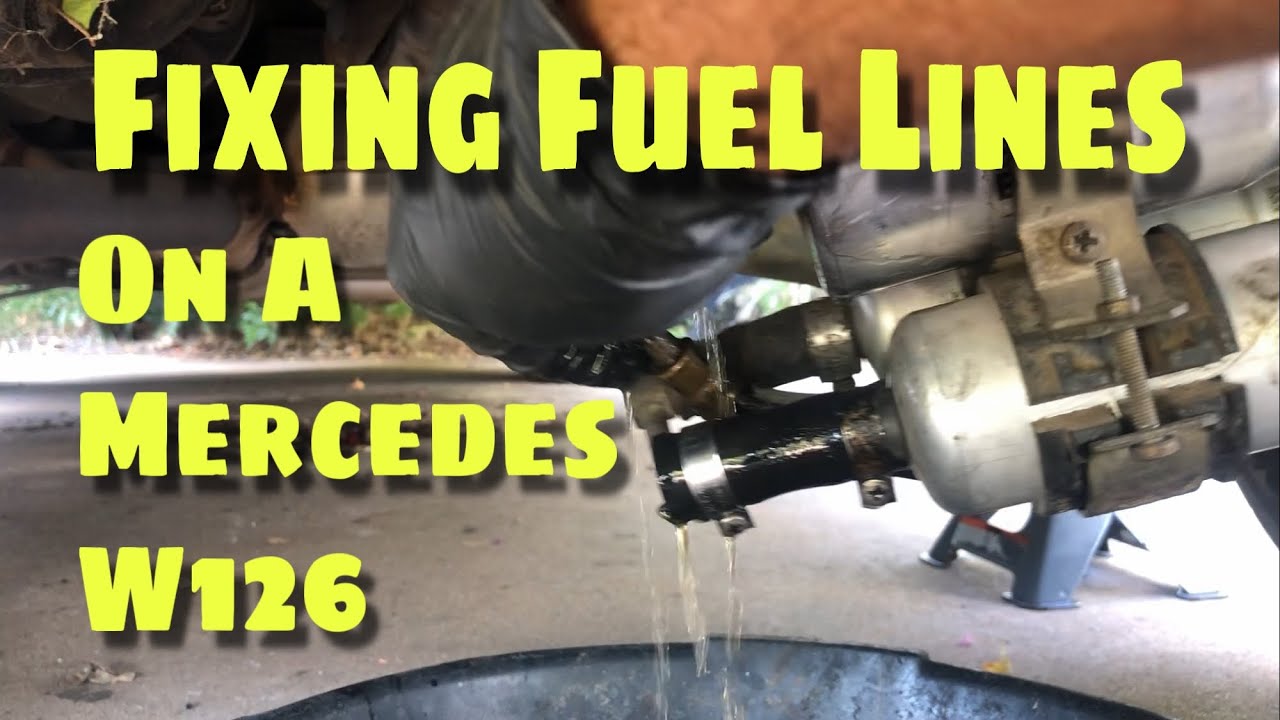 Replacing Fuel Hoses - 1990 Mercedes 560SEC