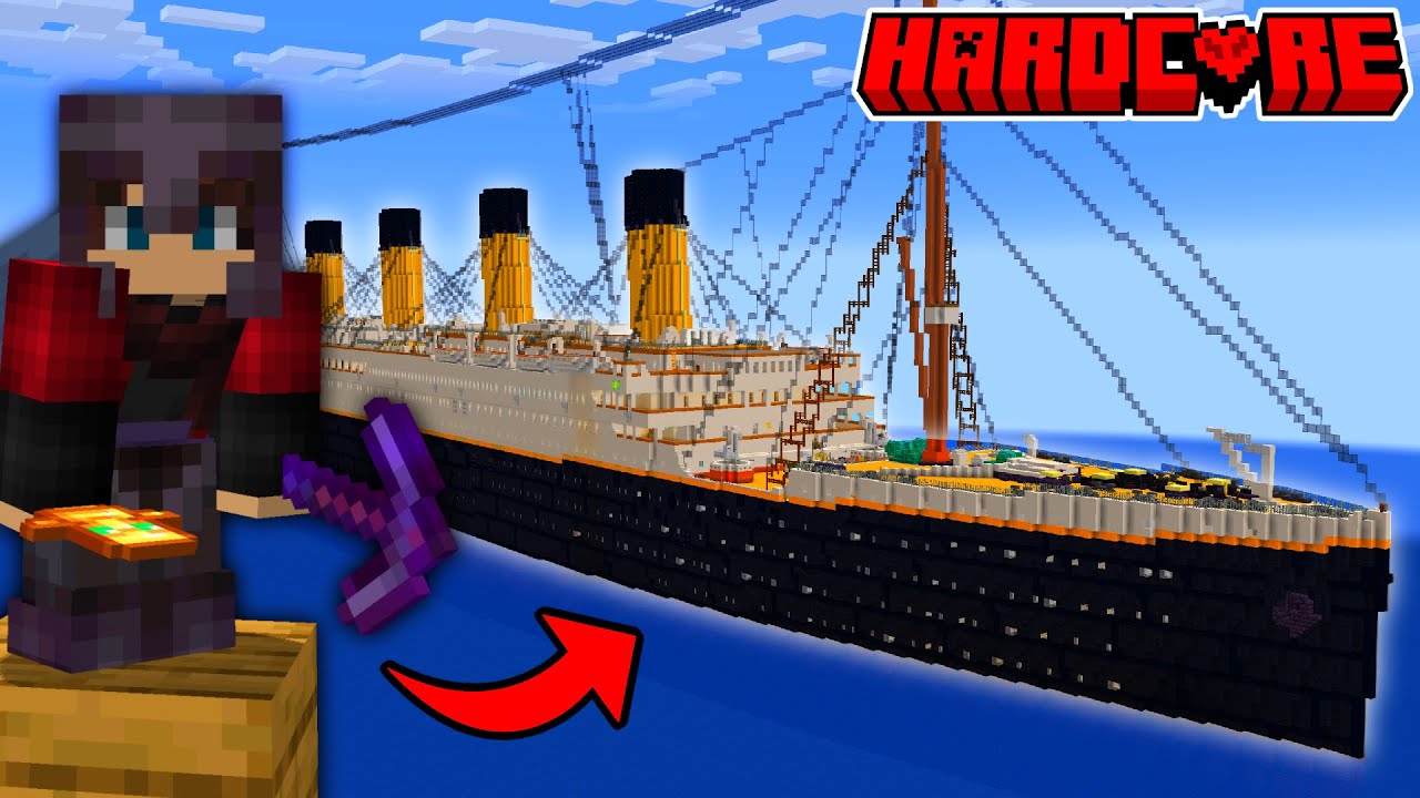 Postavil jsem TITANIC v Minecraft Hardcore...
