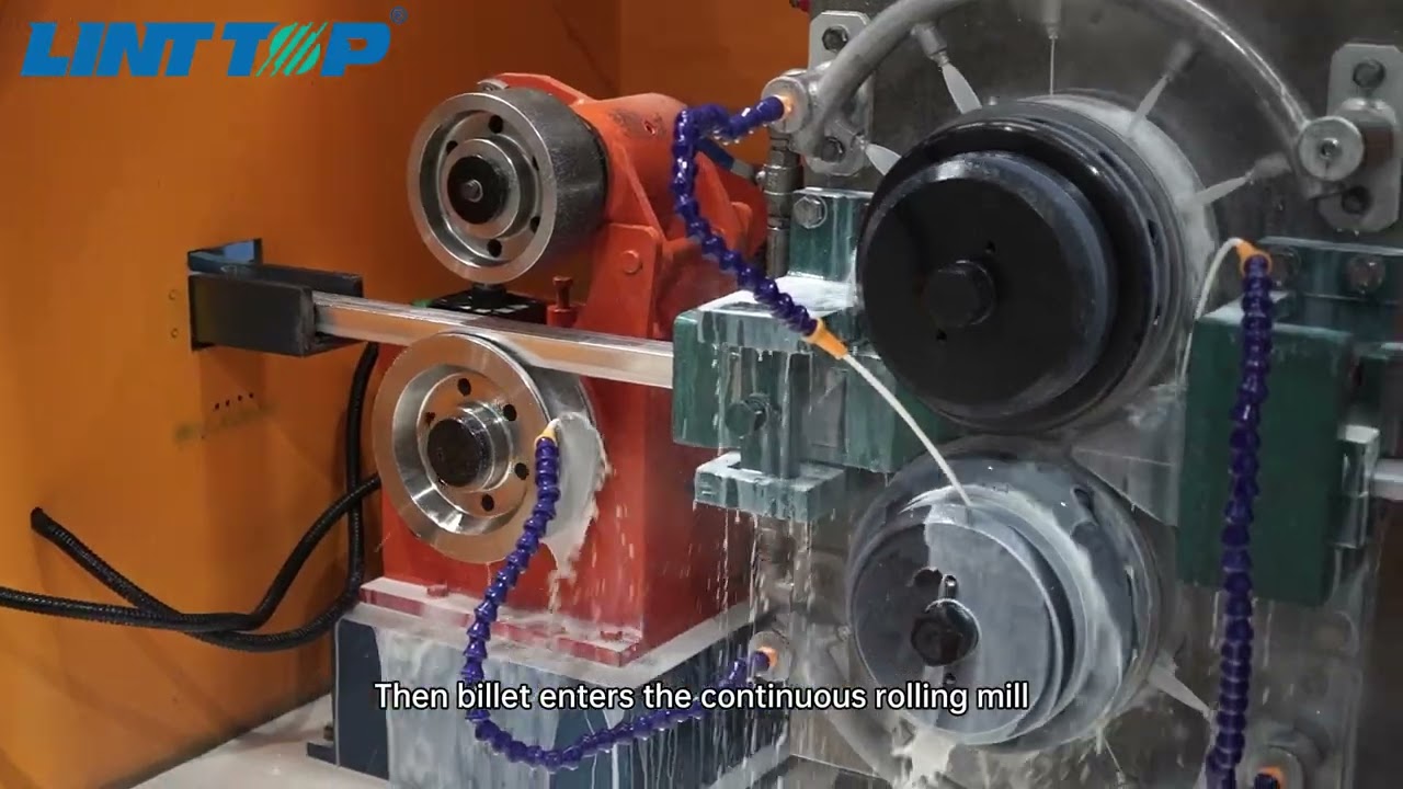 Continuous casting and rolling line #copperrodproductionline , aluminum (alloy) rod #linttop