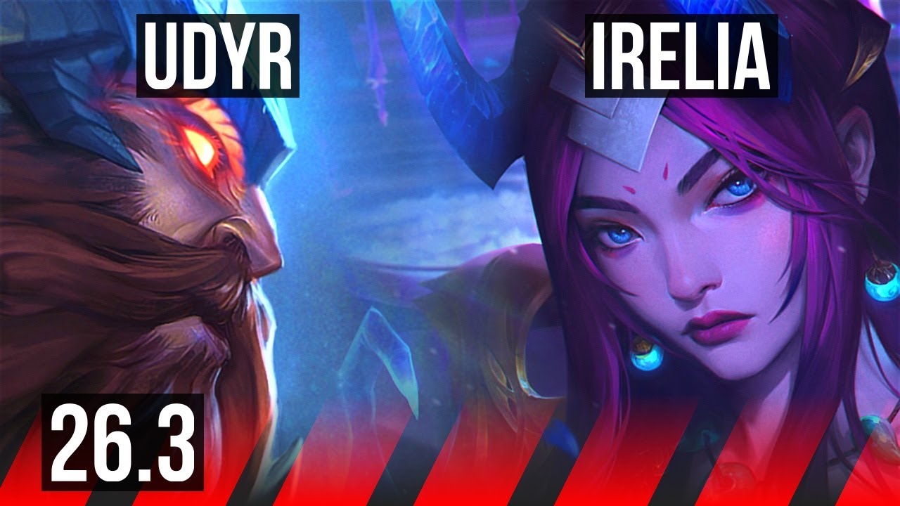 UDYR vs IRELIA (TOP) | Perfect KDA: 10/0/1 | KR Master | 26.3