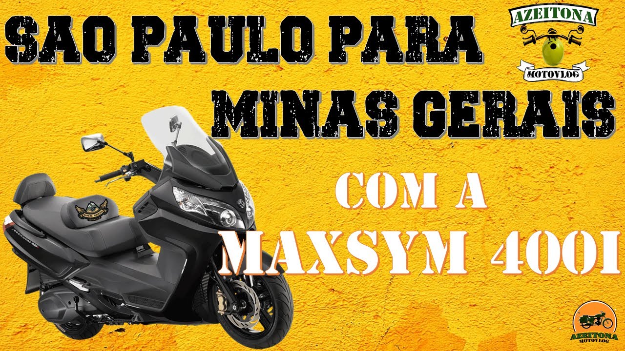 SCOOTER MAXSYM 400i - DE SÃO PAULO ATÉ MINAS!