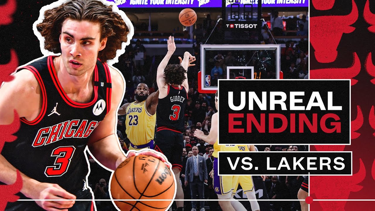 Final 12 seconds of the UNBELIEVABLE Bulls comeback win over the Lakers 🤯 Chicago Bulls Highlights