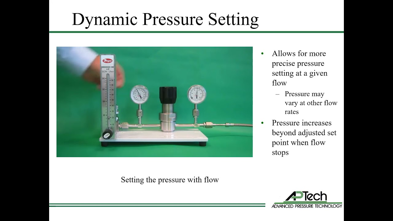 Gas Regulator Droop, Pressure Setting and Supply Pressure Effect Training