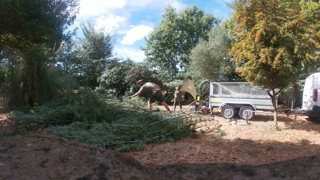 Broyage de branches avec Broyeur Negri R185