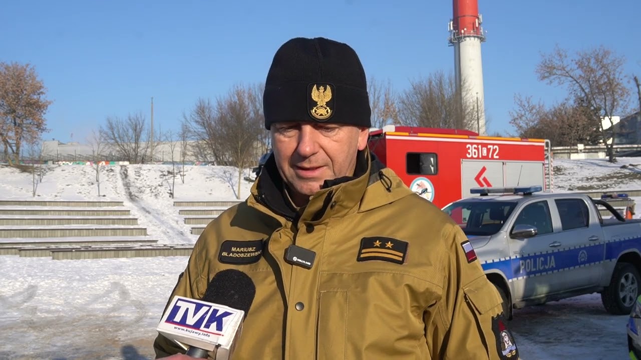 Bezpieczeństwo na lodzie – służby przeprowadziły pokaz ratowniczy na Słodowie