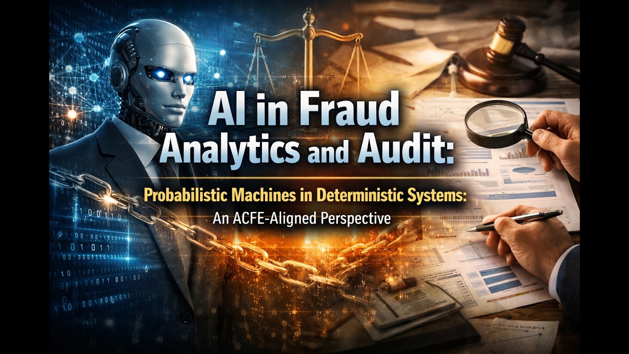 AI in Fraud Analytics and Audit: Probabilistic Machines in Deterministic Systems: ACFE-Aligned